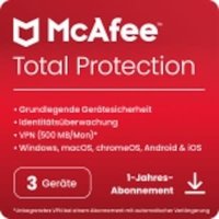 McAfee Total Protection | 3 Geräte | Download & Produktschlüssel von Mcafee