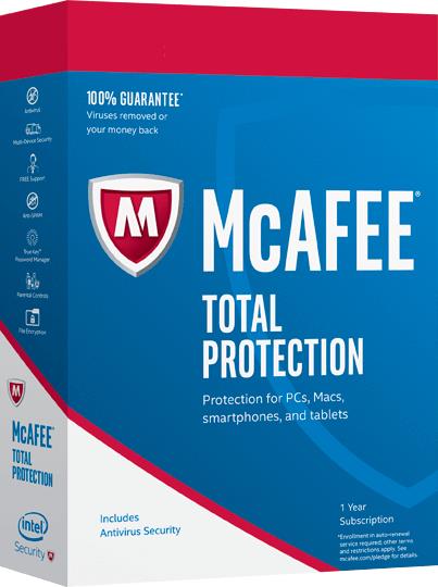 McAfee Total Protection - Abonnement-Lizenz (1 Jahr) - 1 Gerät - Download - Win, Mac, Android, iOS - Deutsch von Mcafee