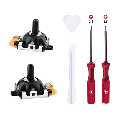 Mcbazel Hall Effekt Stick Joystick Analog Ersatz und Reparatur Werkzeuge Kit für PS Portal Remote Player/PS VR2 Controller Mcbazel Hall Effekt Stick Joystick Analog Ersatz und Reparatur Werkzeuge Kit für PS Portal Remote Player/PS VR2 Controller von Mcbazel