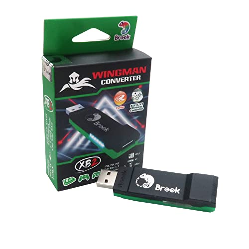 Mcbazel Brook Wingman XB 2 Converter - Wireless Controller Adapter for XB Retro Consoles and PC, Supports Remap and Adjustable Turbo von Mcbazel