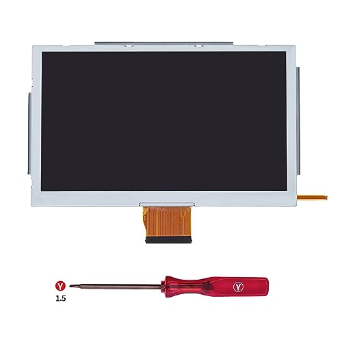 Mcbazel Ersatz-TFT-LCD-Display für Nintendo WII U Gamepad-Controller Teile Reparatur mit Schraubendreher & Schlüsselanhänger von Mcbazel