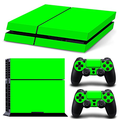 Mcbazel Pattern Serie Decals Vinyl Skin Aufkleber für Original PS4 Only (Not for PS4 Slim/Pro) Grün von Mcbazel