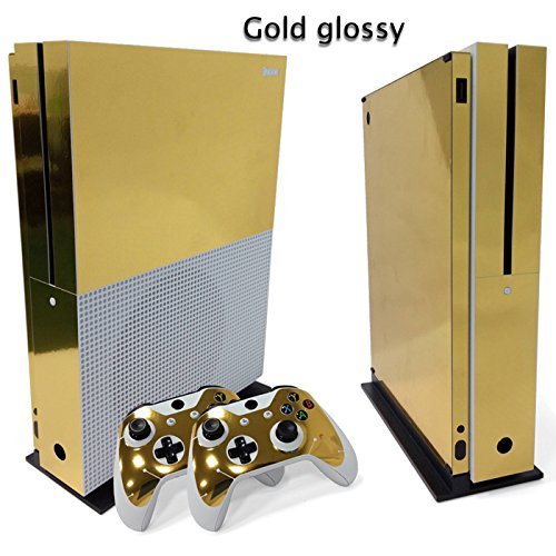 Mcbazel Pattern Serie Decals Vinyl Skin Aufkleber für Xbox One S (Gold) von Mcbazel