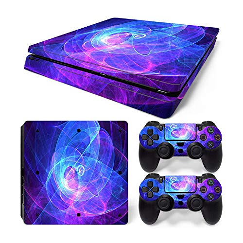 Mcbazel Pattern Series Vinyl Skin Sticker for PS4 Slim Controller & Console Protect Cover Decal Skin (Aura) von Mcbazel