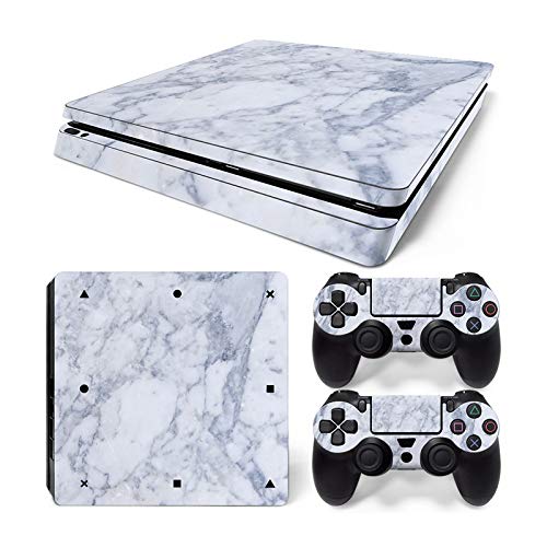 Mcbazel Pattern Series Vinyl Skin Sticker for PS4 Slim Controller & Console Protect Cover Decal Skin (Marble) von Mcbazel