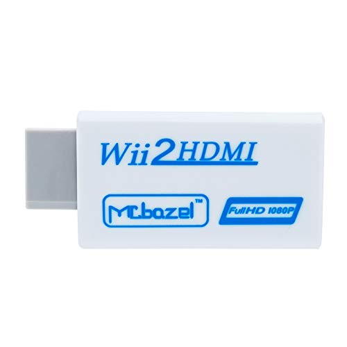Mcbazel Wii-zu-HDMI-Adapter, Video-Ausgangskabel & 3.5mm für Audio, Unterstützt alle Wii Display Modi: NTSC, 480i, 480p, PAL 576i, 720p, 1080p von Mcbazel