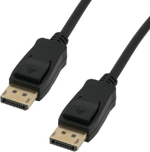 MCL DisplayPort 2m - 2 m - DisplayPort - DisplayPort - Männlich - Männlich - Schwarz (MC390E-2M) von Mcl