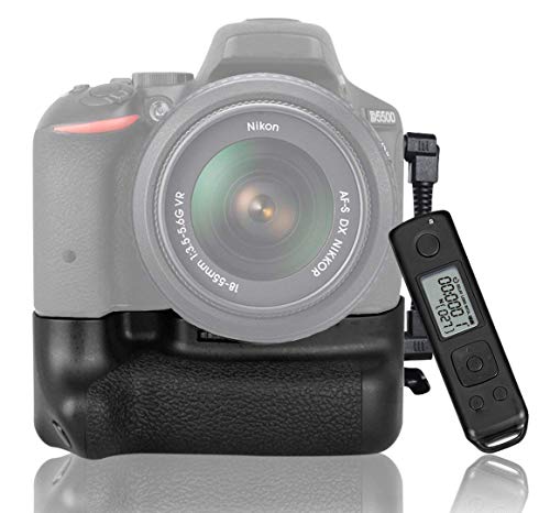 CameraPlus DR-D5500 Batteriegriff für Nikon D5500 mit 2,4 G Telecomando Senza fili von Mcoplus