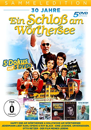 30 Jahre Ein Schloss am Wörthersee - 5 Dokus auf 5 DVDs (Happy End am Wörthersee, Hollywood am Wörthersee, Jedermann liebt Karli Spiehs, Roy Black, Otto Retzer) von MCP sound & media