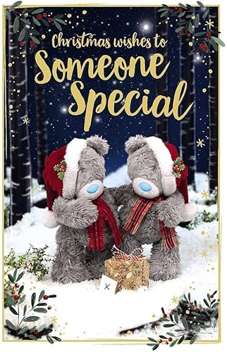 Me To You Bear 3D holografische Weihnachtskarte Someone Special von Me To You Bear