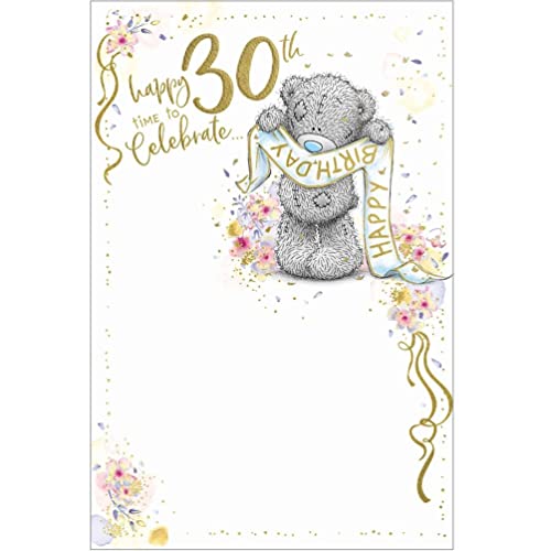 Me To You Bear Geburtstagskarte zum 30. Geburtstag von Me To You Bear