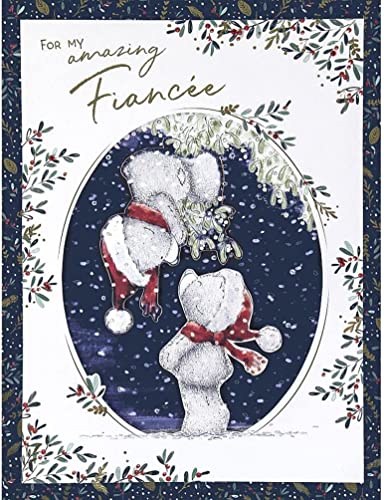Me To You Bear Weihnachtskarte mit Aufschrift Amazing Fiancée von Me To You Bear