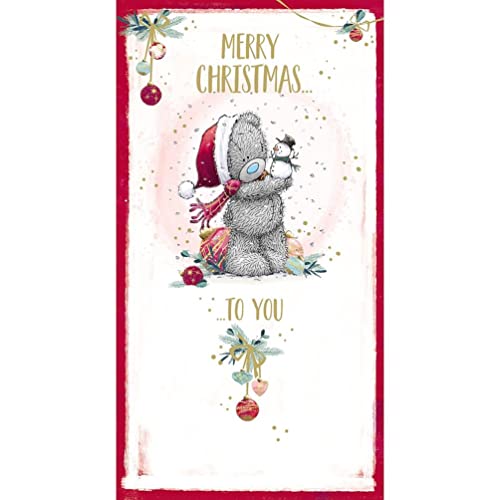 Me To You Bear Weihnachtskarte mit Aufschrift "Merry Christmas" von Me To You Bear