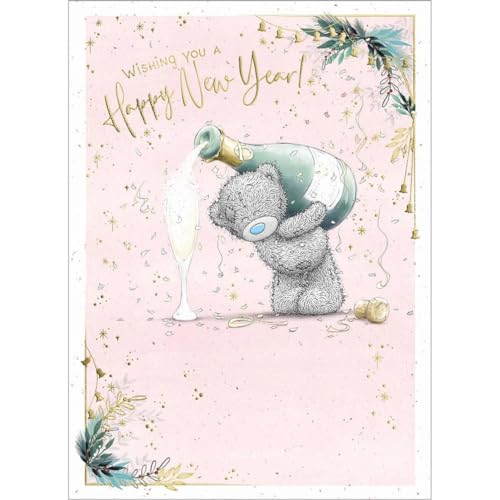 Me To You Tatty Teddy Neujahrskarte, 12,7 x 17,8 cm, offizielle Kollektion von Me To You Bear