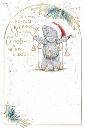 Me To You Tatty Teddy Weihnachtskarte für eine besondere Oma, 12,7 x 20,3 cm, offizielle Kollektion von Me To You Bear