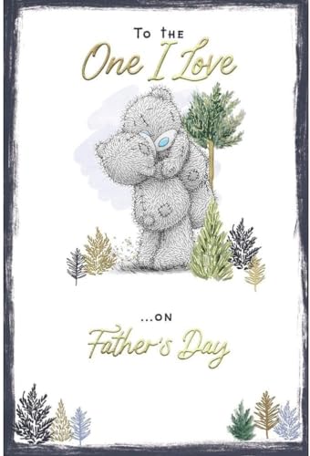 Me to You Tatty Teddy 'One I Love' Vatertagskarte, 15,2 x 22,9 cm, offizielle Kollektion von Me To You Bear