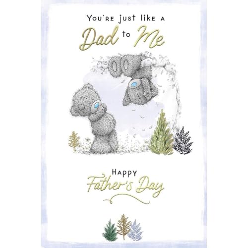 Me to You Tatty Teddy Vatertagskarte "Like a Dad To Me", 15,2 x 22,9 cm, offizielle Kollektion von Me To You Bear