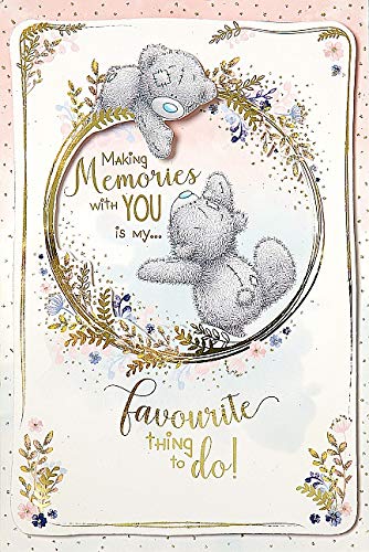 Me to You handgefertigte Karte mit Aufschrift "Making Memories with You" von Me To You Bear