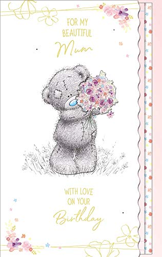 Carte Blanche Me to You Geburtstagskarte für Mütter, Blumenstrauß, 17,8 x 27,9 cm, Weiß von Me to You