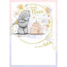 Geburtstagskarte mit Aufschrift "Niece Me To You", Tatty Teddybär Geburtstagskarte mit Aufschrift "Niece Me To You", Tatty Teddybär von Me to You