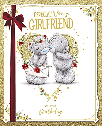 Me To You ABD01007 Geburtstagskarte Especially For My Girlfriend, gemischt, Größe: 20,3 x 25,4 cm von Me to You