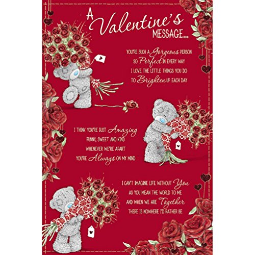 Me To You Bear Valentines Nachricht Me to You Bär Valentinstag-Karte von Me to You