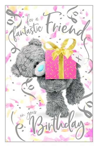 Me To You Tatty Teddy Fantastic Friend 3D-Geburtstagskarte, 15,2 x 22,9 cm, offizielle Kollektion von Me to You