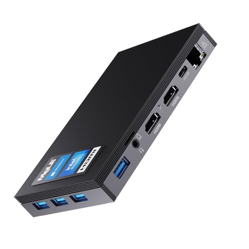 MeLE Mini PC, Quieter3Q Celeron N5105 8GB 256GB Windows 11 Pro Micro Computer Lüfterlose Kleine Desktop mit Gigabit Ethernet WiFi 6, BT 5.2, PXE, Dual 4K HDMI, VESA für Büro/Studium/Home von MeLE