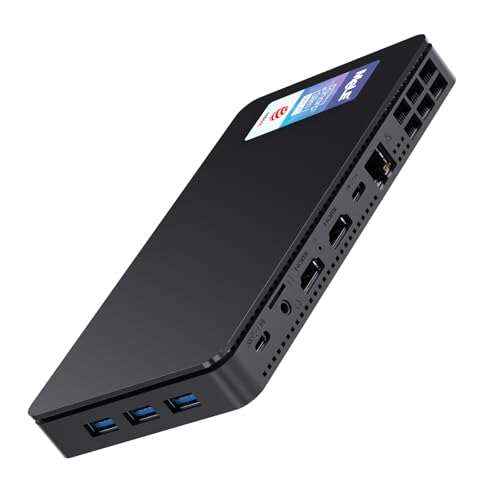 MeLE Overclock3C Mini PC Windows 11 Pro Micro PC Celeron N5095(4C/4T, bis zu 2.9Ghz, TDP 15W) 32GB DDR4 512GB ROM Kleiner Desktop Computer mit 2 X HDMI 4K@60Hz, USB-C, WiFi 6, BT5.2, VESA Halterung von MeLE