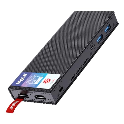 MeLE PCG02 Pro Lüfterloser Mini PC Stick Alder Lake N100(bis zu 3.4GHz) Windows 11 Pro Micro PC 8GB 256GB Mini Computer Kleiner Desktop mit 2.4G/5G WiFi, Bluetooth, Dual HDMI 4K Display, VESA für Büro von MeLE