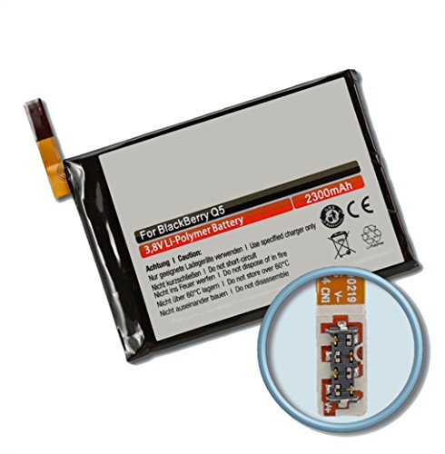 Akku für BlackBerry Q5 & Q5 LTE BAT-51585-003 BAT-51585-103 (2300mAh/8,74Wh) MeXXstar von MeXXstar