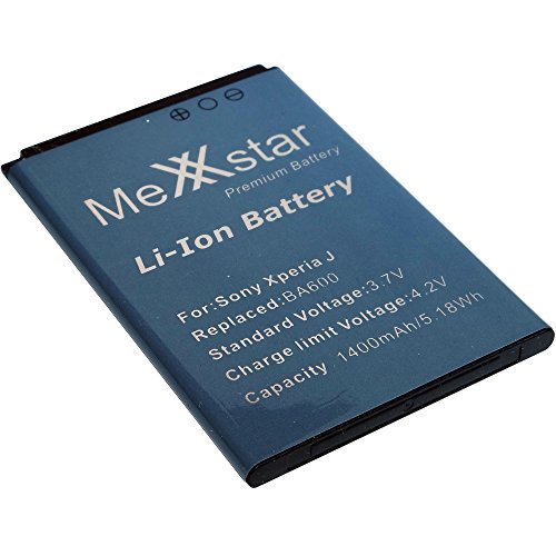 Ersatzakku für Sony Ericsson Xperia U, Kumquat (BA600) 1400mAh von MeXXstar