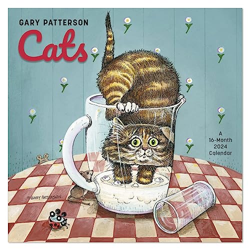 2024 Gary Patterson's Cats Monatlicher Wandkalender, 30,5 x 30,5 cm (DDD5502824) von Mead