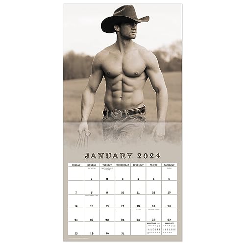 Studs 'n Spurs 2024 Monatlicher Wandkalender, 30,5 x 30,5 cm (DDD6572824) von Mead