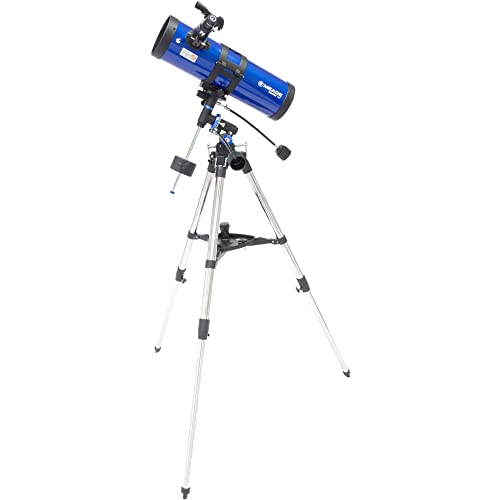 Meade Instruments Polaris 127 EQ Reflektor Teleskop, Polaris 127 EQ Reflektor-Teleskop, blau, One Size von Meade