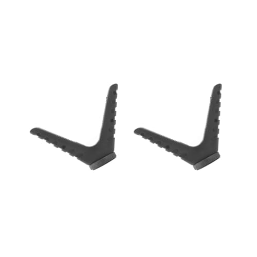 2 Set Funktionale Top-Mount-Befestigung, rutschfest, V-Joch, dicker Halter, Kunststoff, V-förmiges Gestell, exquisite Stick-Halterung für drinnen und draußen, Zuhause von Mealoodiousmusea