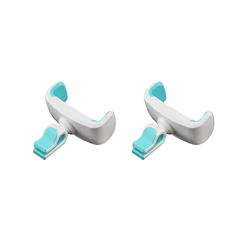 Mealoodiousmusea 2 Set Kunststoff Fahrzeug Handy Halterung Universal 360 Grad drehbar Ständer Halterung für 3,5 bis 6 Zoll Handys mit Klemme Weiß Blau Mealoodiousmusea 2 Set Kunststoff Fahrzeug Handy Halterung Universal 360 Grad drehbar Ständer Halterung für 3,5 bis 6 Zoll Handys mit Klemme Weiß Blau von Mealoodiousmusea
