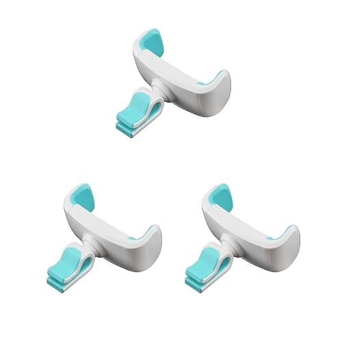Mealoodiousmusea 3 Set Kunststoff Fahrzeug Handy Halterung Universal 360 Grad drehbar Ständer Halterung für 3,5 bis 6 Zoll Handys mit Klemme Weiß Blau Mealoodiousmusea 3 Set Kunststoff Fahrzeug Handy Halterung Universal 360 Grad drehbar Ständer Halterung für 3,5 bis 6 Zoll Handys mit Klemme Weiß Blau von Mealoodiousmusea