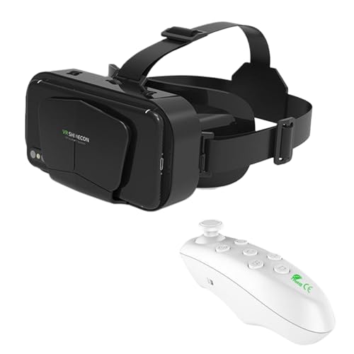 Verwandeln Sie Ihr Smartphone in ein VR-Handy mit VR-Brille, Virtual-Reality-Brille, Virtual-Reality-VR-3D-Brille, Headset, 5 Stück von Mealoodiousmusea
