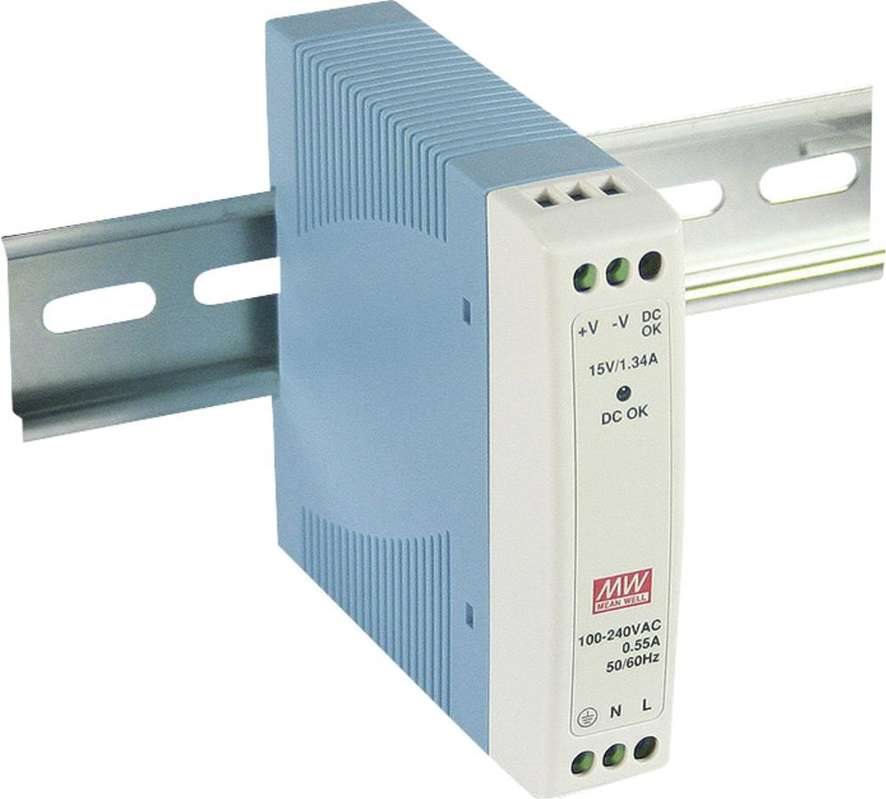 IMC Networks MDR-10-24 10W Blau - Weiß Netzteil (MDR-10-24) von Mean Well