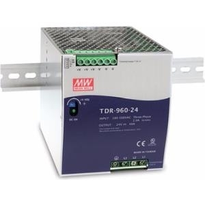 MEAN WELL TDR-960-48 - 340 - 550 V - 47 - 63 Hz - 2A/400VAC - 1.4A/500VAC - Aktiv - Überspannung - Überhitzung - Überladung - Kurzschluss - Passiv (TDR-960-48) von Mean Well