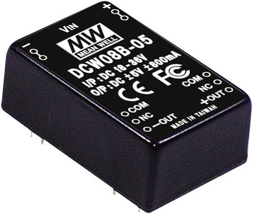 Mean Well DCW08C-12 DC/DC-Wandler 8W Anzahl Ausgänge: 2 x Inhalt 1St. von Mean Well