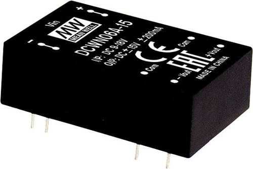 Mean Well DCWN06A-12 DC/DC-Wandlermodul 250mA 6W Anzahl Ausgänge: 2 x Inhalt 1St. von Mean Well