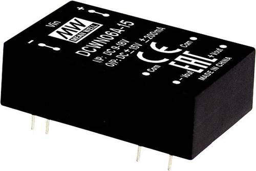Mean Well DCWN06B-12 DC/DC-Wandlermodul 250mA 6W Anzahl Ausgänge: 2 x Inhalt 1St. von Mean Well