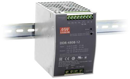 Mean Well DDR-480B-12 DC/DC-Wandler 12V 33.4A 400.8W Anzahl Ausgänge: 1 x Inhalt 1St. von Mean Well