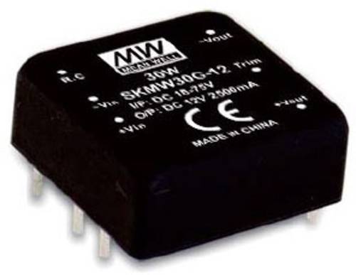 Mean Well DKMW30F-15 DC/DC-Wandler, SMD 12 V/DC 15 V/DC 1A 30W Anzahl Ausgänge: 2 x Inhalt 1St. von Mean Well