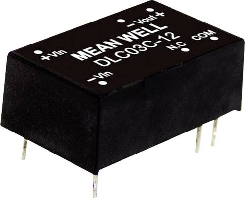 Mean Well DLC03C-05 DC/DC-Wandlermodul 300mA 3W Anzahl Ausgänge: 2 x Inhalt 1St. Mean Well DLC03C-05 DC/DC-Wandlermodul 300mA 3W Anzahl Ausgänge: 2 x Inhalt 1St. von Mean Well