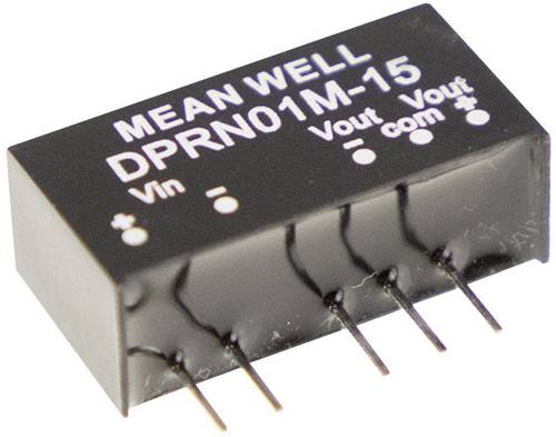 Mean Well DPRN01M-12 DC/DC-Wandler 42mA 1W Anzahl Ausgänge: 2 x Inhalt 1St. Mean Well DPRN01M-12 DC/DC-Wandler 42mA 1W Anzahl Ausgänge: 2 x Inhalt 1St. von Mean Well