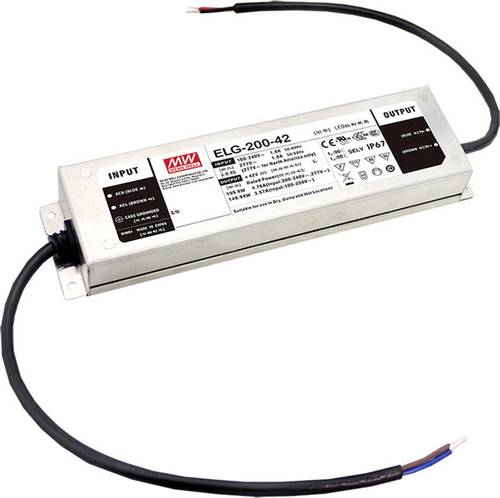 Mean Well ELG-200-24AB-3Y LED-Treiber Konstantspannung 201.6W 4.2 - 8.4A 22.4 - 25.6 V/DC 3 in 1 Dim Mean Well ELG-200-24AB-3Y LED-Treiber Konstantspannung 201.6W 4.2 - 8.4A 22.4 - 25.6 V/DC 3 in 1 Dim von Mean Well