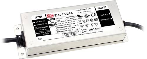 Mean Well ELG-75-48AB-3Y LED-Treiber Konstantspannung 76.8W 800mA - 1.6A 43.2 - 52.8 V/DC 3 in 1 Dim Mean Well ELG-75-48AB-3Y LED-Treiber Konstantspannung 76.8W 800mA - 1.6A 43.2 - 52.8 V/DC 3 in 1 Dim von Mean Well